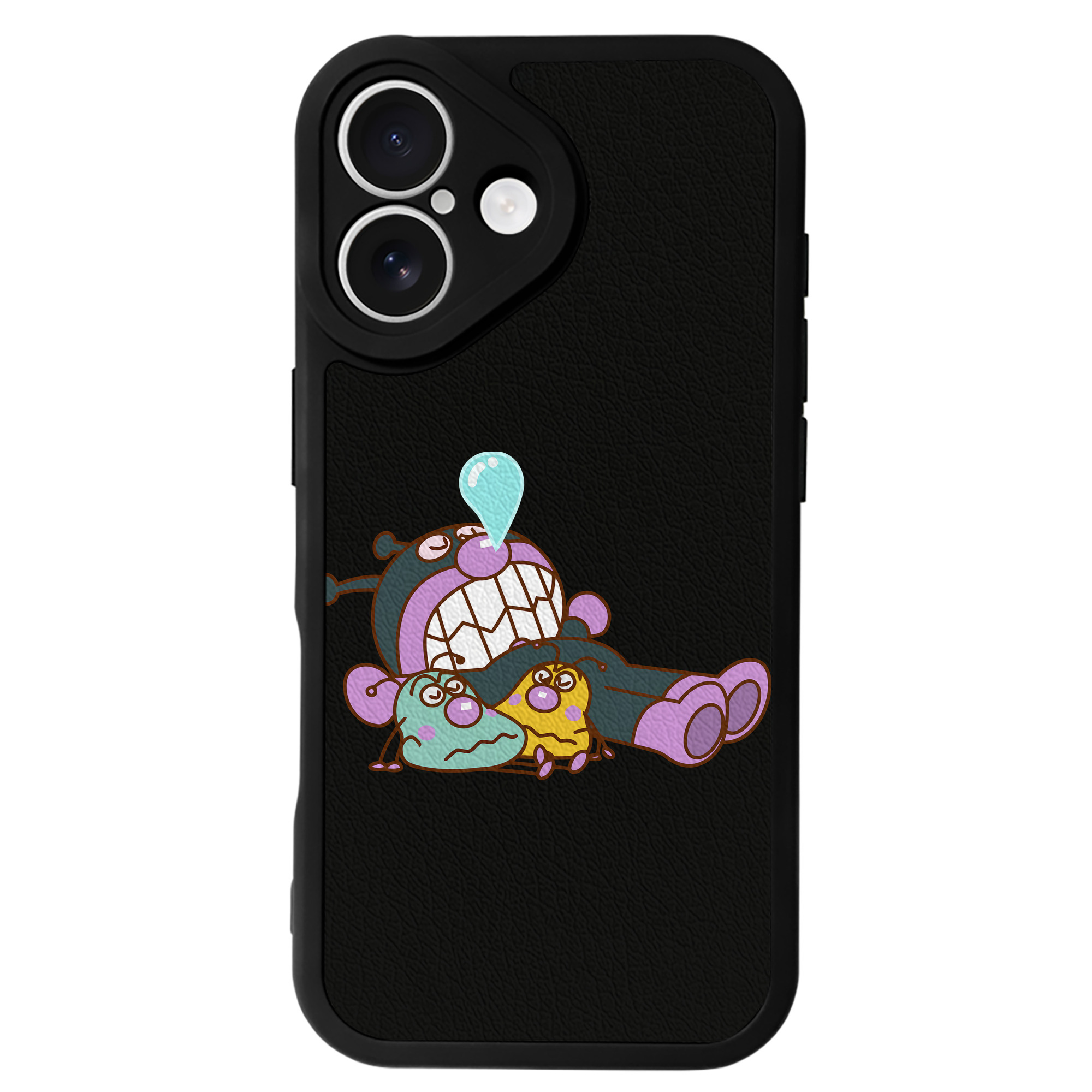 （画像用） アンパンマン Anpanman 【iPhone 16シリーズ対応】シリコンスマホケース（レザー調） 材質：シリコン